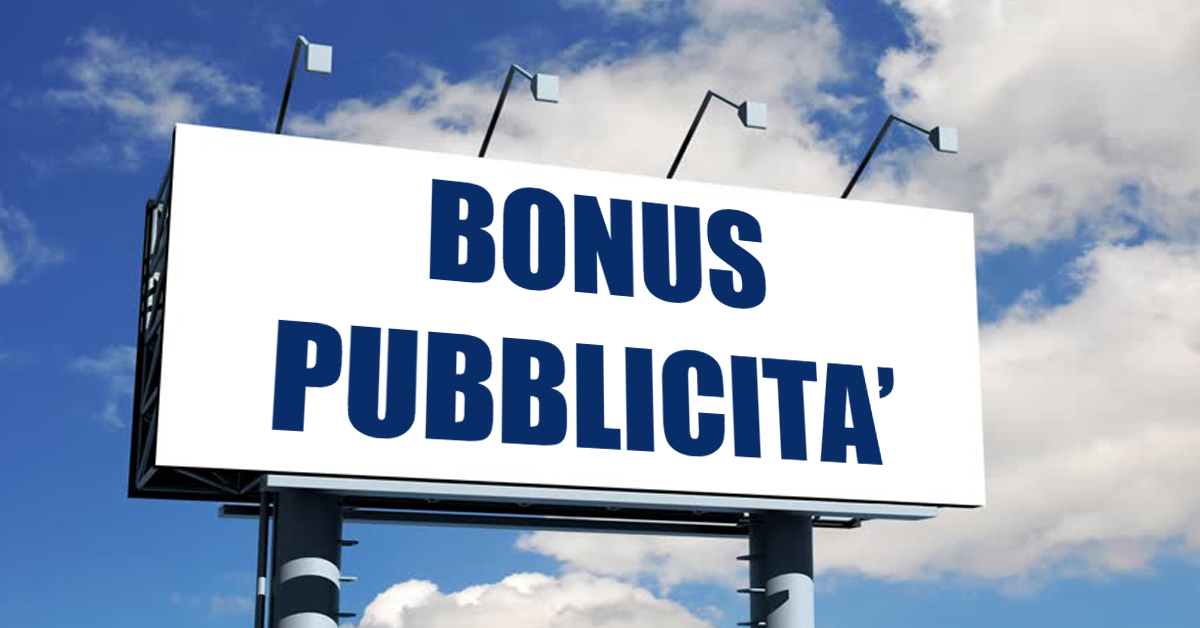 Bonus pubblicità 